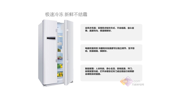 海尔WT对开面冰箱评测大容量智能保鲜新选择
